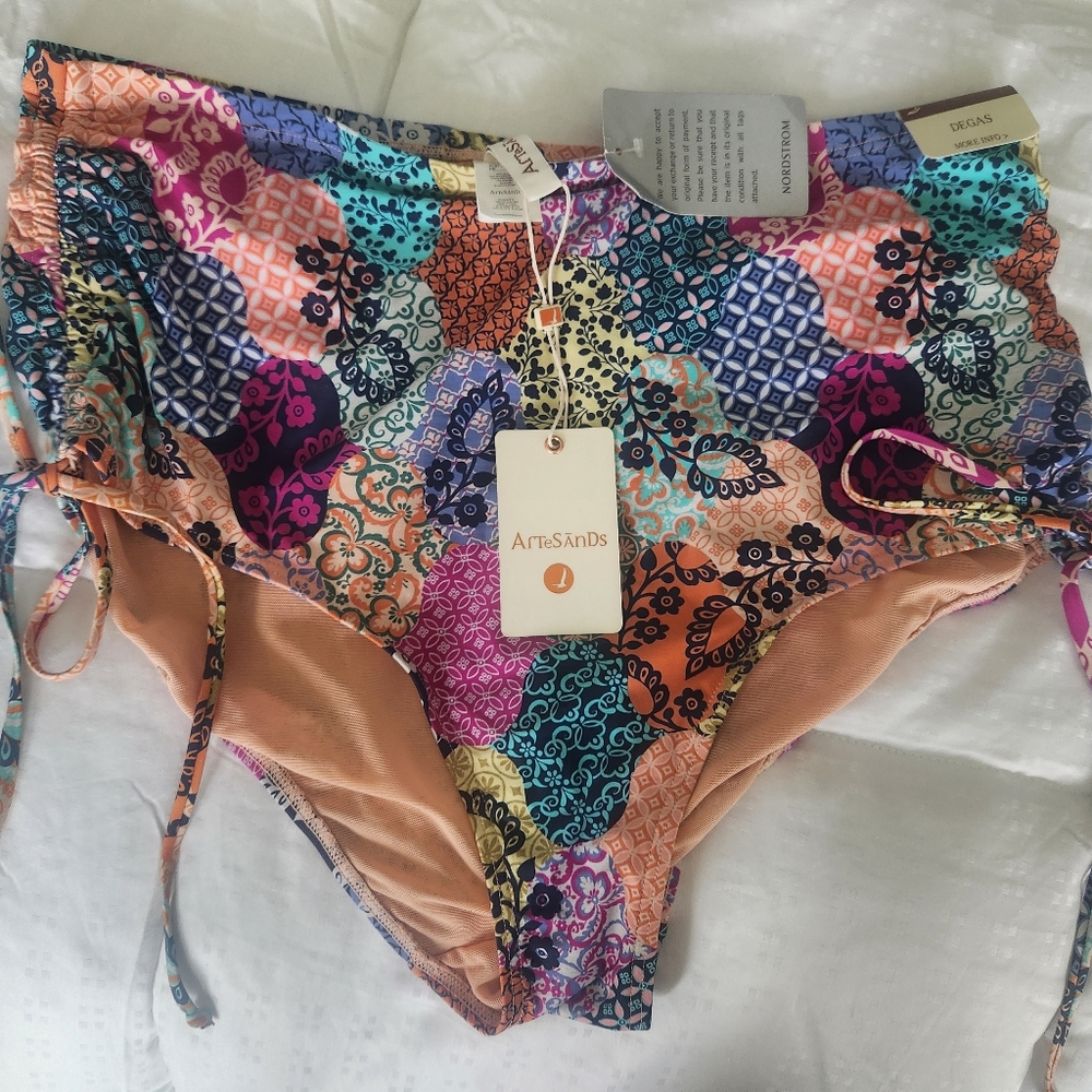 Artesands Swim Bikini Bottom Sz 14, New